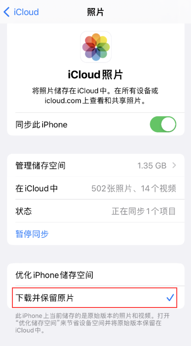 铜鼓苹果手机维修分享iPhone 无法加载高质量照片怎么办 